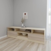 Comodă TV Smartex Т6 180cm Ivory/Light Oak imaginea #1 — magazin online Desire.md
