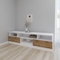 Comodă TV Smartex Т6 180cm White/Dark Oak imaginea #1 — magazin online Desire.md