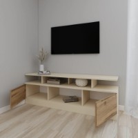 Comodă TV Smartex Т9 140cm Ivory/Dark Oak imaginea #3 — magazin online Desire.md