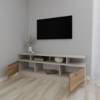 Comodă TV Smartex Т9 140cm Kashemir/Dark Oak imaginea #3 — magazin online Desire.md
