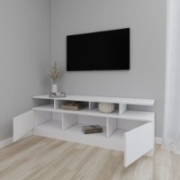 Comodă TV Smartex Т9 140cm White imaginea #2 — magazin online Desire.md