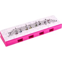Губная гармошка Hohner Speedy Pink/White 91313