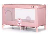 Pătuț pliabil Chipolino Capri Cat Pink (KOSIK2504CA) imaginea #2 — magazin online Desire.md