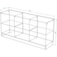 Etajeră Smartex Т7 180cm Graphite imaginea #2 — magazin online Desire.md