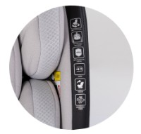Scaun auto pentru copii Chipolino Hypnotic Plus I-Size Isofix 360 40-150cm Platinum (STKHYPS0262PL) imaginea #10 — magazin online Desire.md