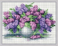 Алмазная мозаика Diamond Vase With Lilacs 40x50cm (YW00123)