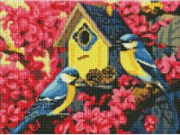 Алмазная мозаика Ideyka A Cozy Birdhouse 30x40cm (AMC7848) 