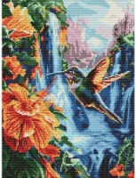 Алмазная мозаика Ideyka A Tropical Bird 40x50cm (AMO8100) 