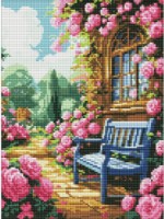 Алмазная мозаика Ideyka Flower Garden 30x40cm (AMC7900) 