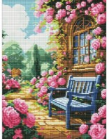 Алмазная мозаика Ideyka Flower Garden 30x40cm (AMO8140) 