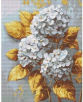 Алмазная мозаика Ideyka Golden Hydrangea 40x50cm (AMO8253) 