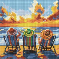 Алмазная мозаика Ideyka Holidays With Friends 30x30cm (AMO8260) 