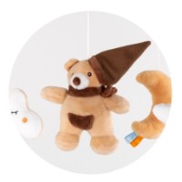 Carusel pentru pătuc Chipolino Bear (MILD02310BEA) imaginea #4 — magazin online Desire.md