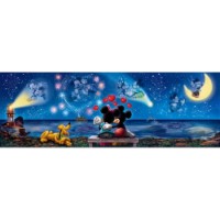 Пазл Clementoni 1000 Panorama Mickey and Minnie (39503) 