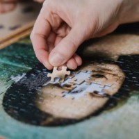 Puzzle Trefl 500 ArtFrame Puzzle Mona Lisa/Leonardo da Vinci (37541) imaginea #6 — magazin online Desire.md