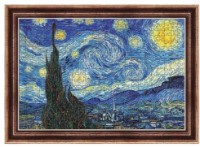 Puzzle Trefl 500 ArtFrame Puzzle The Starry Night, Vincent van Gogh (37544)