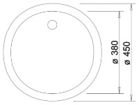 Chiuvetă de bucătărie Blanco Rondo 45 (511621) imaginea #2 — magazin online Desire.md