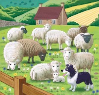 Puzzle Clementoni 3x48 Farm Moments (25791)  imaginea #3 — magazin online Desire.md