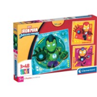 Пазл Clementoni 3x48 Iron Man and Friends (25004) 