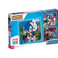 Puzzle Clementoni 3x48 Square Sonic (25320) 