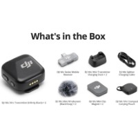 Microfon DJI Mic Mini 2TX + 1 Mobile RX Black imaginea #2 — magazin online Desire.md