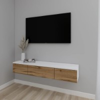Comodă TV Smartex Т10 120cm White/Dark Oak imaginea #1 — magazin online Desire.md