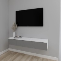 Comodă TV Smartex Т10 120cm White/Graphite imaginea #1 — magazin online Desire.md