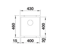 Chiuvetă de bucătărie Blanco Rotan 400-U (521337) imaginea #2 — magazin online Desire.md