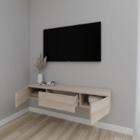 Comodă TV Smartex Т10 140cm Light Oak imaginea #3 — magazin online Desire.md