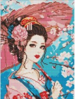Mozaic cu diamante Ideyka Japanese Beauty 30x40cm (AMO8058) 