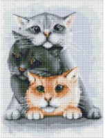 Mozaic cu diamante Ideyka Little Pets 30x40cm (AMO7134) 