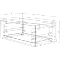 Noptieră Smartex Т12 50cm Kashemir imaginea #2 — magazin online Desire.md