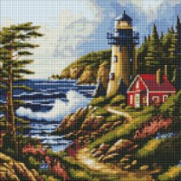 Mozaic cu diamante Ideyka Sea Breeze 40x40cm (AMO7817) 