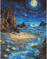 Mozaic cu diamante Ideyka Shining Shore 30x40cm (AMO8234) 