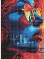 Mozaic cu diamante Ideyka Sunset In London 40x50cm (AMO8064) 