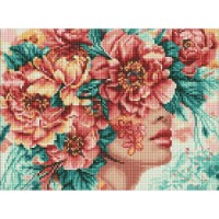 Mozaic cu diamante Ideyka The Romance Of Flowers 30x40cm (AMO8032) 