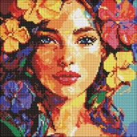 Mozaic cu diamante Ideyka Tropical Dream 30x30cm (AMO8264) 