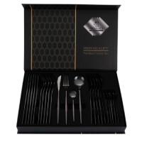 Marfă depreciată! Set tacâmuri Product Polished Cutlery Graphite 24pcs