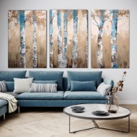 Картина ArtShop Birches Triplych 30x45cm (SET558)