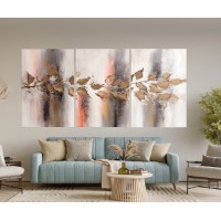 Pictură ArtShop Branch with Leaves Triptych 30x45cm (SET493)