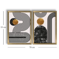 Set de 2 tablouri Wallity 2P3853NISCT-015 imaginea #4 — magazin online Desire.md