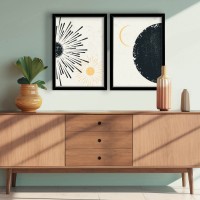 Set de 2 tablouri Wallity 2p3752softct-014