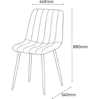 Scaun Interdepo JET Beige imaginea #2 — magazin online Desire.md