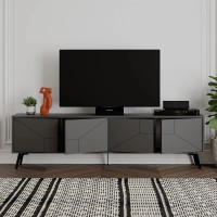 Тумба под ТВ Showdeko Dune TV Anthracite (M.TV.23532.7) фото №2 — интернет-магазин Desire.md