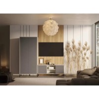 Тумба под ТВ MatroLuxe Leada №3 Light concrete (024442) фото №2 — интернет-магазин Desire.md