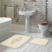 Set de covorașe de baie L'Essentiel Selonya D Cream