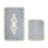 Set de covorașe de baie L'Essentiel Selonya D Grey imaginea #2 — magazin online Desire.md