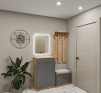 Прихожая Bafimob АZ-59 Oak/Graphite