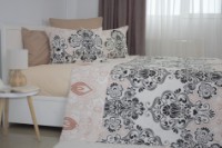 Set cuvertura+2 fete de perna Relaxe Home Elegant Cotton 3pcs Turkish imaginea #6 — magazin online Desire.md