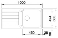Chiuvetă de bucătărie Blanco Classimo XL 6S-I-F (525327) imaginea #2 — magazin online Desire.md